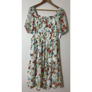 Chenault Pink & Violet Mommy & Me Floral Dress Women's Large